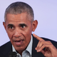 Former President Barack Obama speaks to guests at the Obama Foundation Summit in Chicago Oct. 29, 2019.